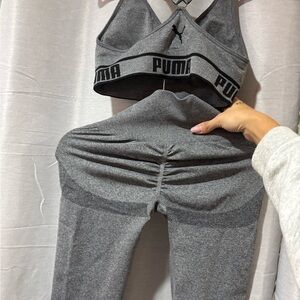 PUMA SPORTS BRA . Includes set . Leggings are not puma .